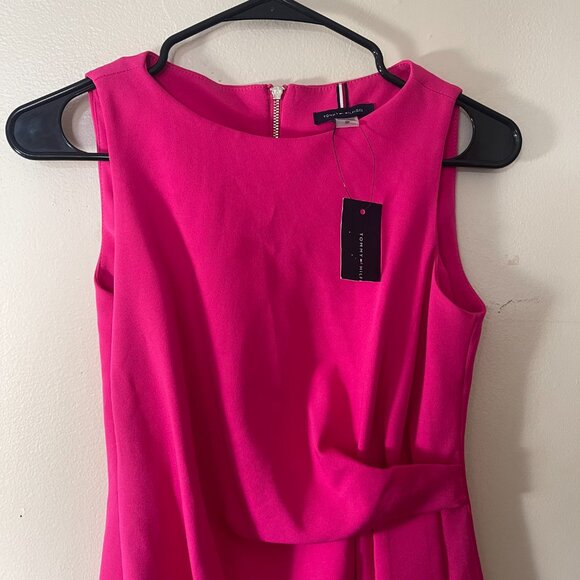 Tommy Hilfiger Hot Pink Sleeveless Sheath Dress - Picture 1 of 5